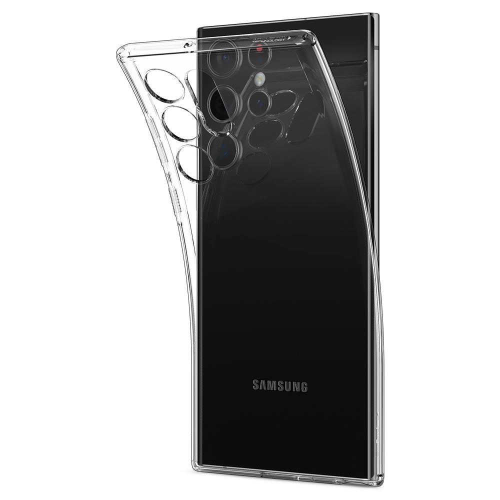 Spigen Liquid Crystal, crystal clear - Samsung Galaxy S22 Ultra (6)
