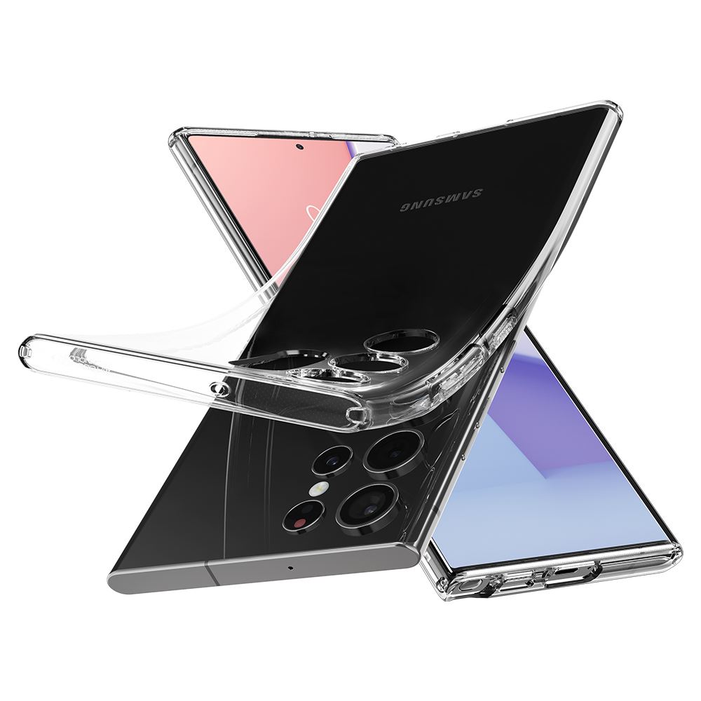 Spigen Liquid Crystal, crystal clear - Samsung Galaxy S22 Ultra (7)