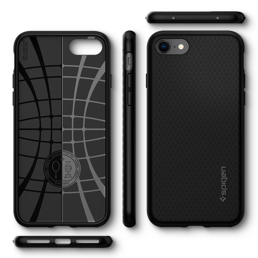 Spigen Liquid Air, black - iPhone SE (2022/2020)/8/7 (3)