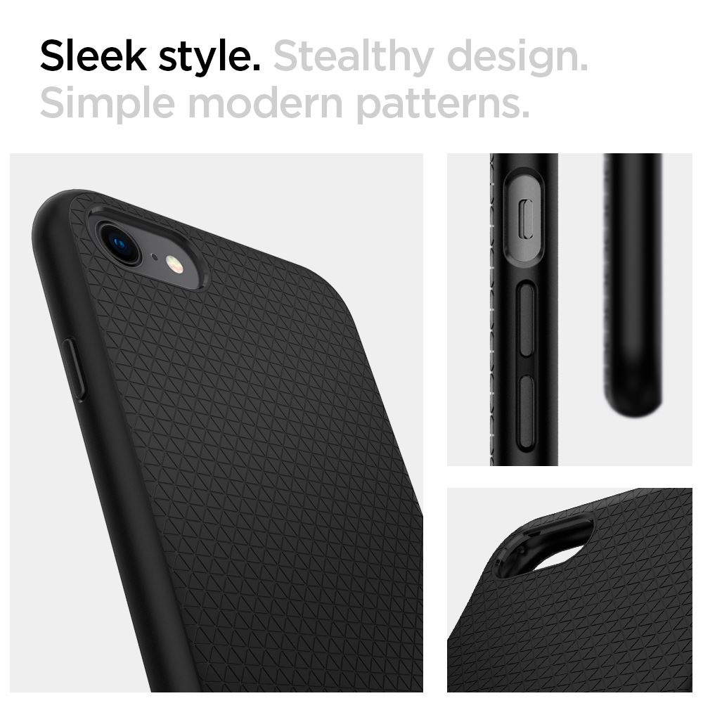 Spigen Liquid Air, black - iPhone SE (2022/2020)/8/7 (5)
