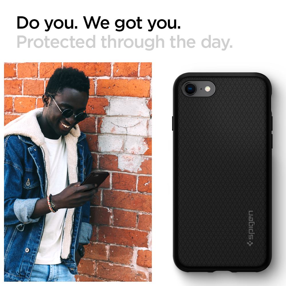 Spigen Liquid Air, black - iPhone SE (2022/2020)/8/7 (6)