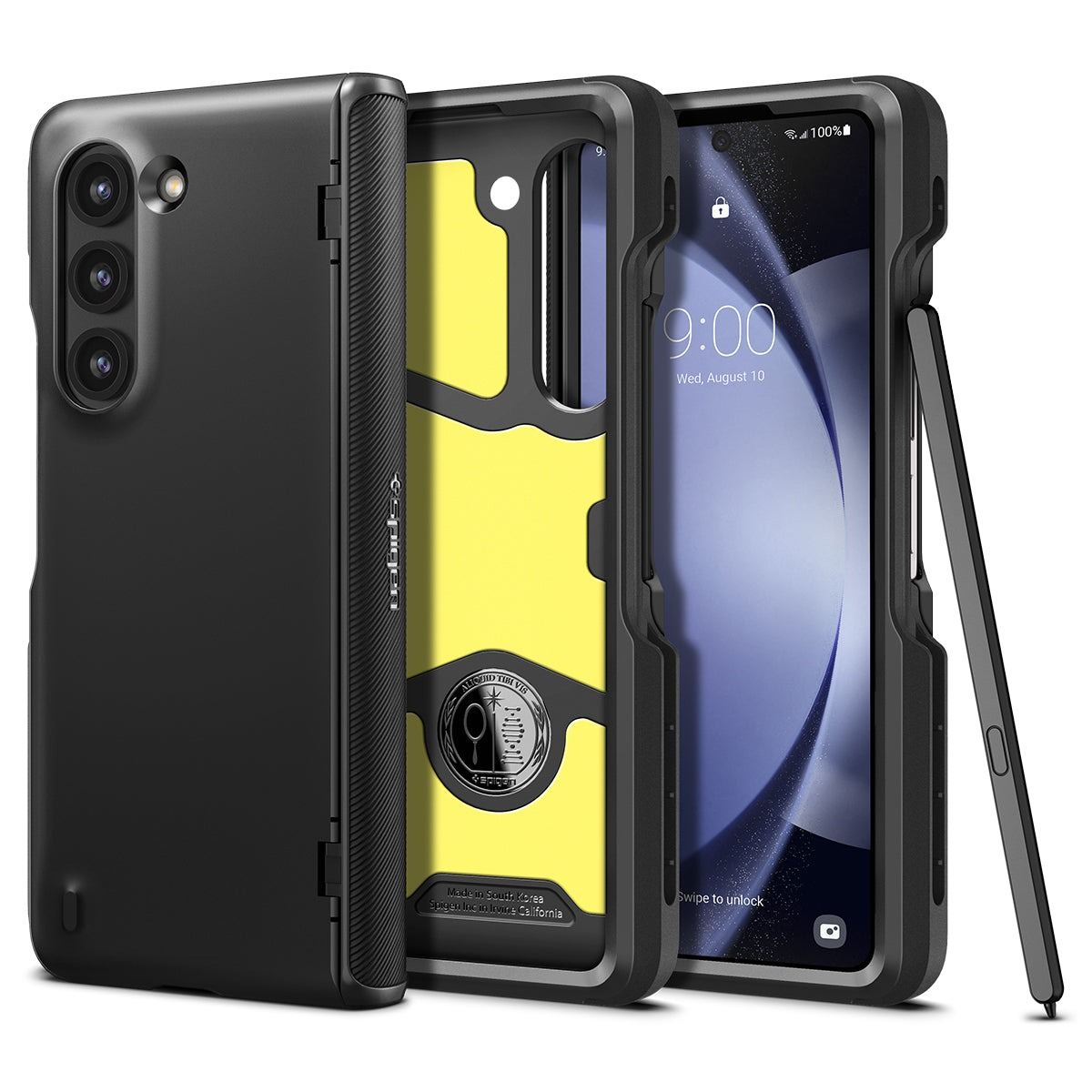 Spigen Slim Armor Pro Pen Edition, black - Samsung Galaxy Z Fold5 (1)