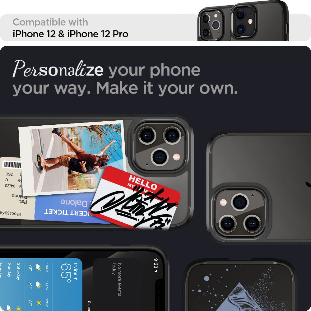 Spigen Ultra Hybrid, black - iPhone 12/Pro (7)