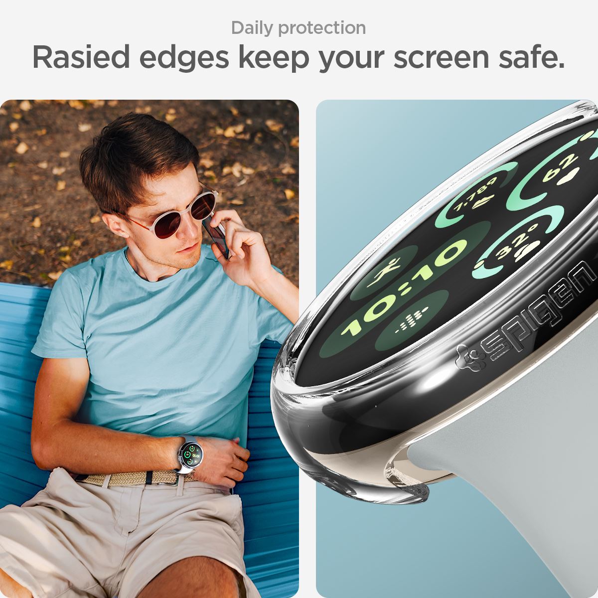Spigen Thin Fit, crystal clear - Google Pixel Watch 3/2/1 (41mm) (14)