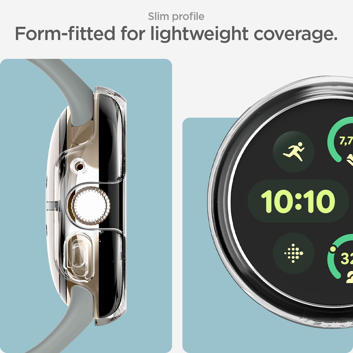 Spigen Thin Fit, crystal clear - Google Pixel Watch 3/2/1 (41mm) (15)