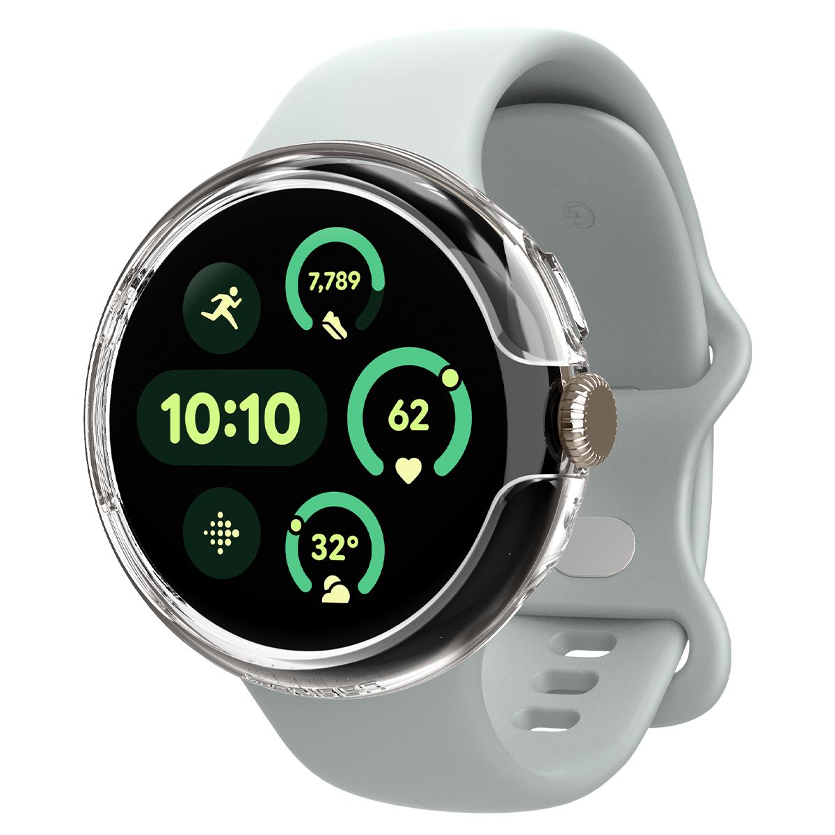 Spigen Thin Fit, crystal clear - Google Pixel Watch 3/2/1 (41mm) (2)