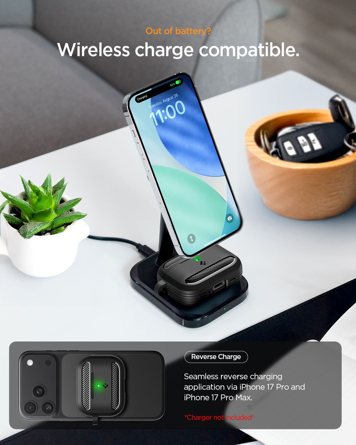 Spigen Rugged Armor, matte black - AirPods Pro 3 (16)