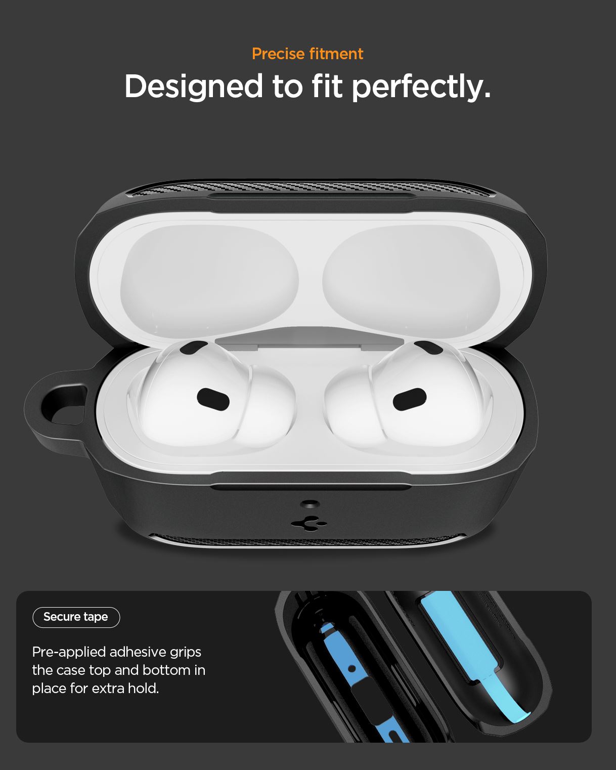 Spigen Rugged Armor, matte black - AirPods Pro 3 (17)