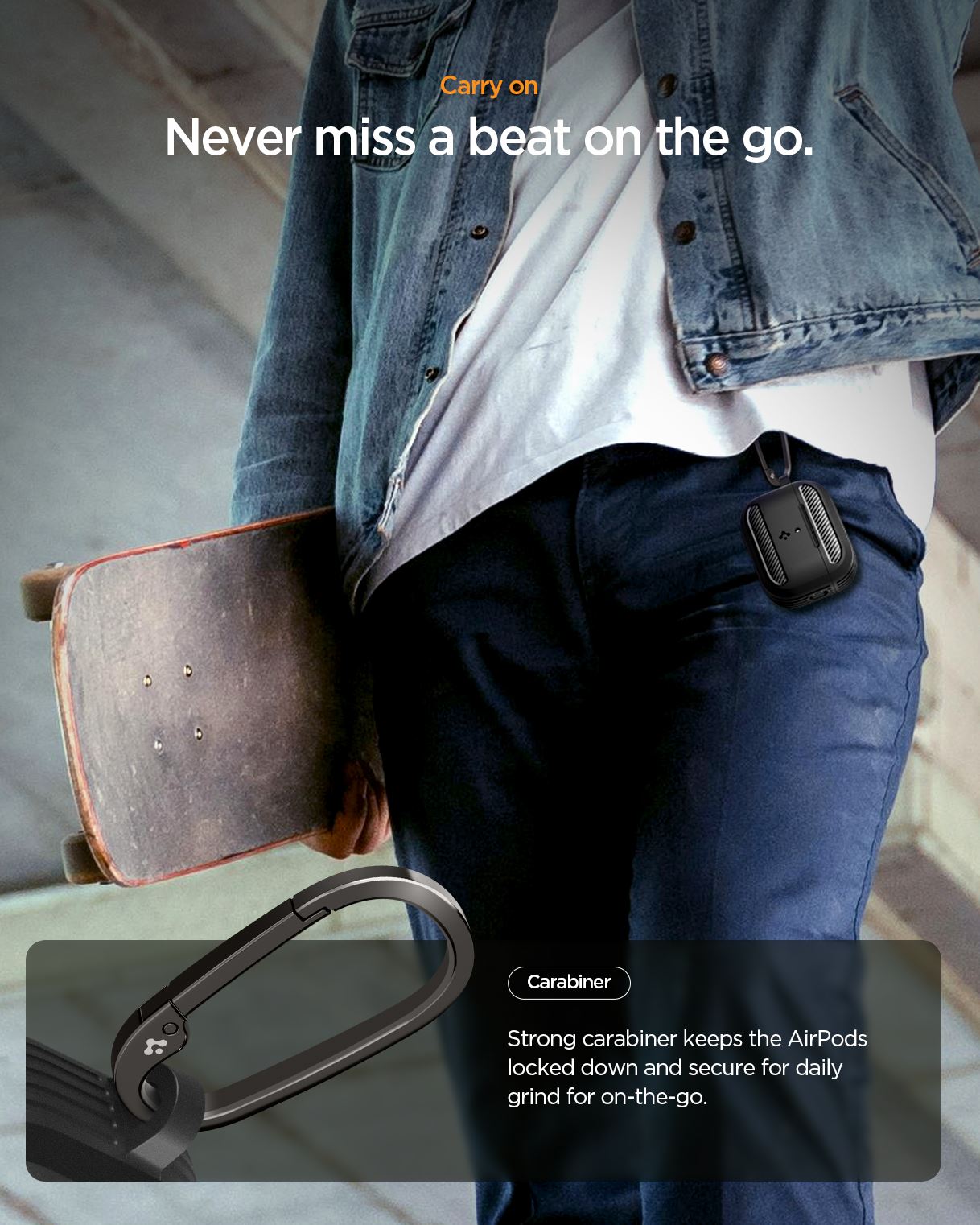 Spigen Rugged Armor, matte black - AirPods Pro 3 (18)