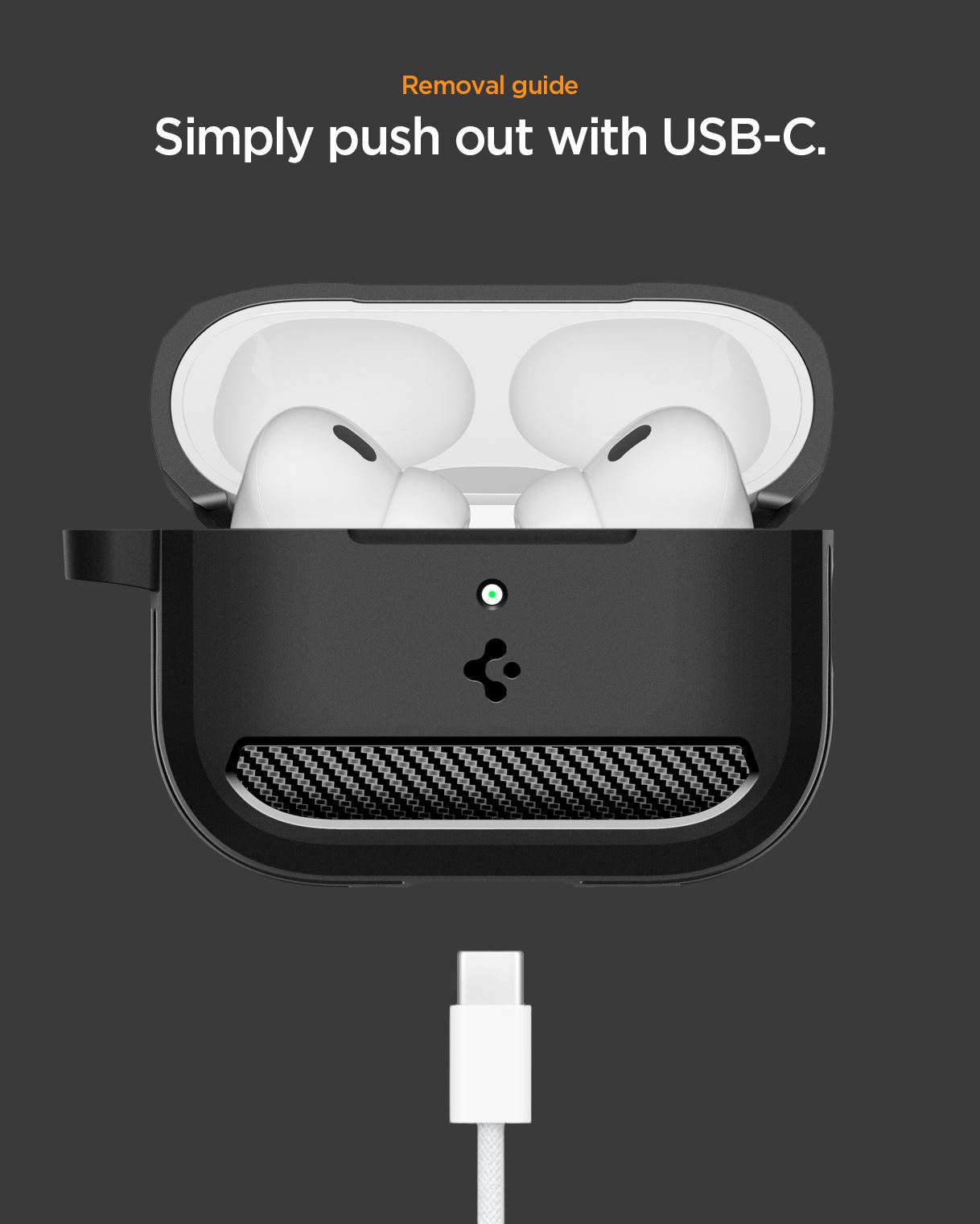 Spigen Rugged Armor, matte black - AirPods Pro 3 (19)