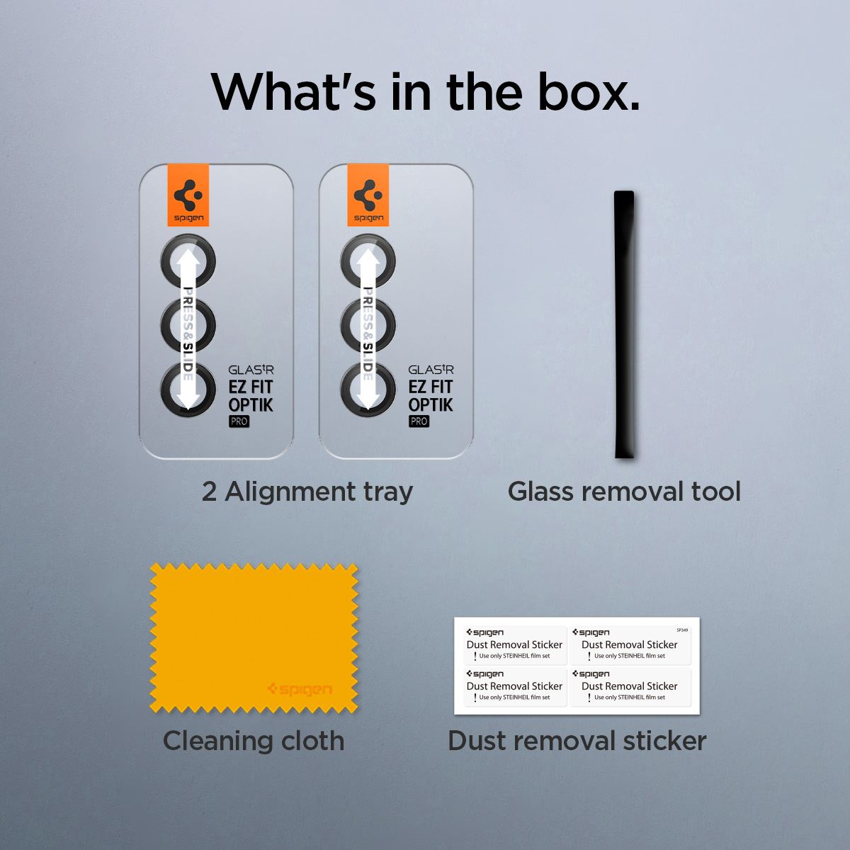 Spigen Glass tR EZ Fit Optik Pro Black 2 Pack - Samsung Galaxy S23 FE (13)