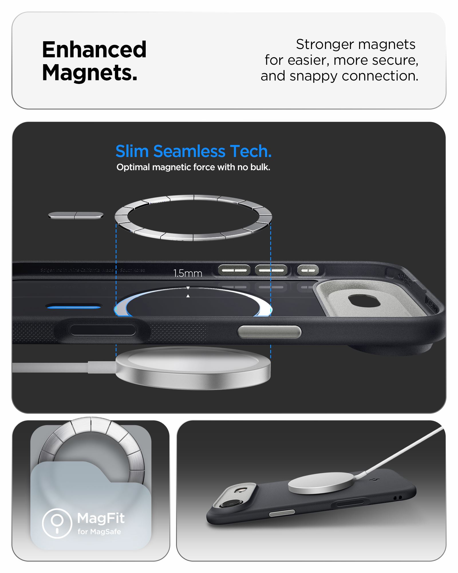 Spigen Nano Pop MagSafe, black sesame - iPhone Air (14)