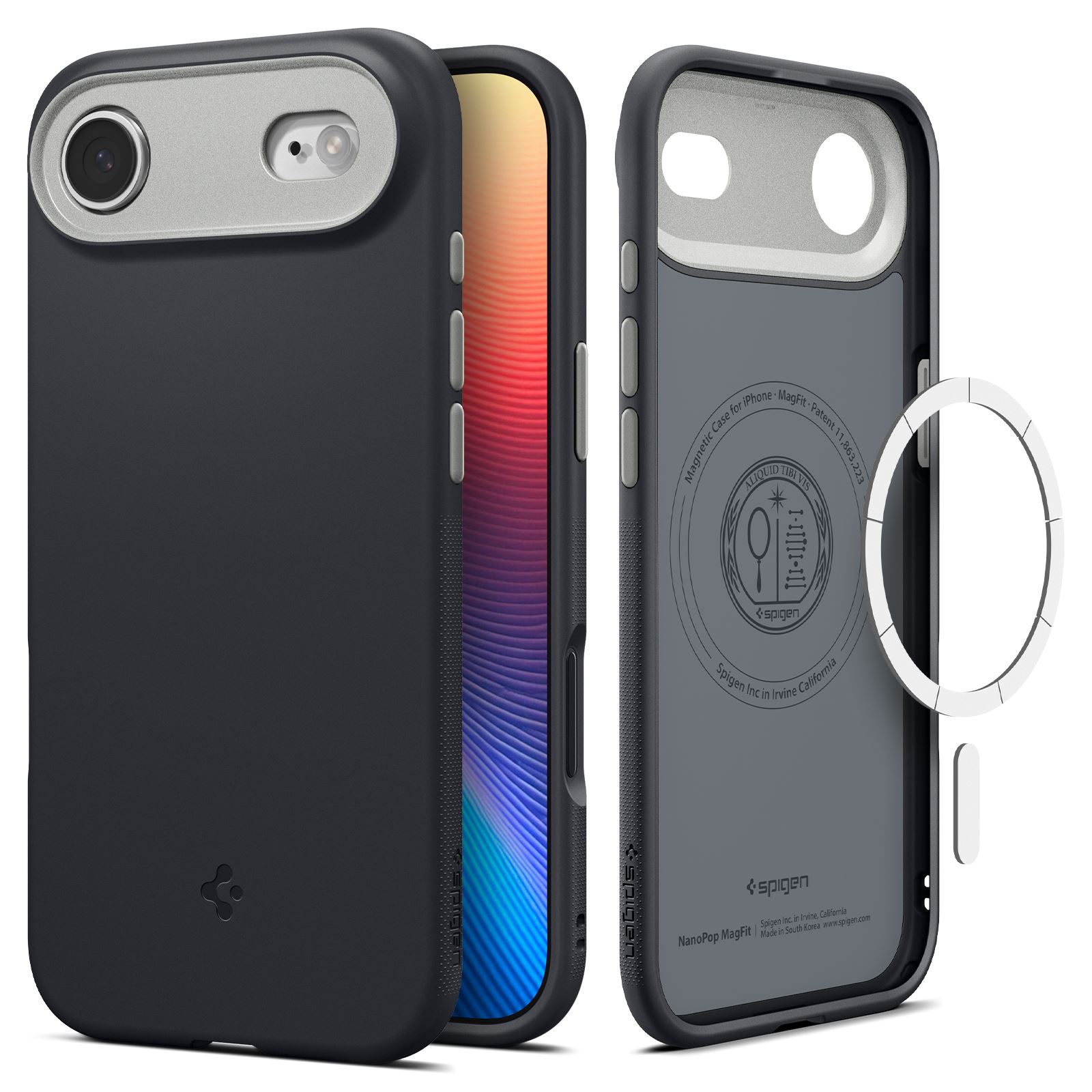 Spigen Nano Pop MagSafe, black sesame - iPhone Air