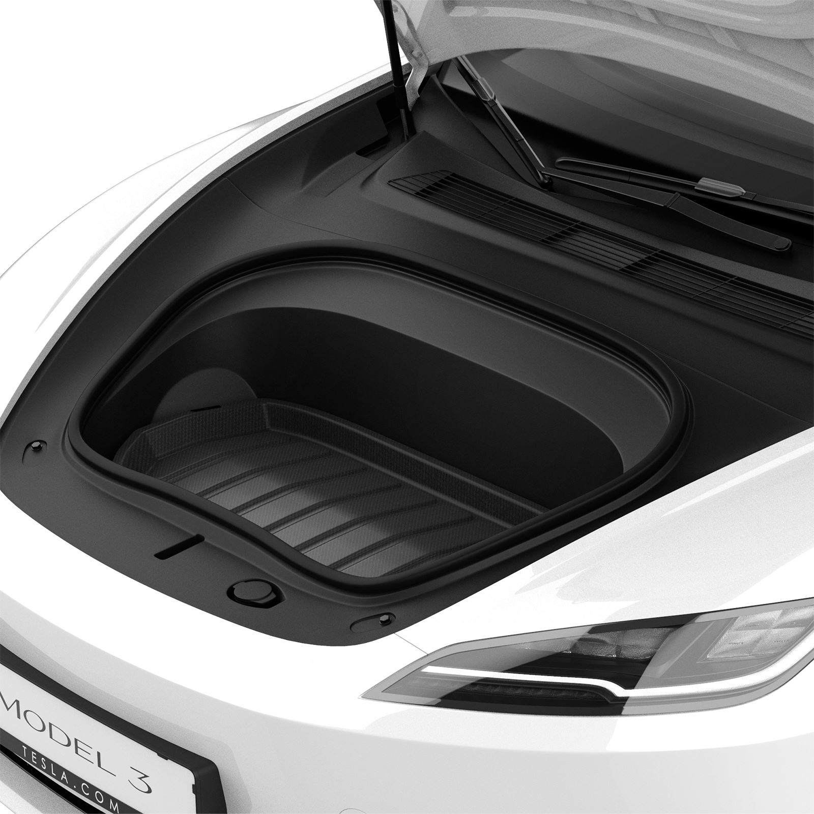Spigen Tesla Car Mat Front Trunk, black - Tesla Model 3  (11)