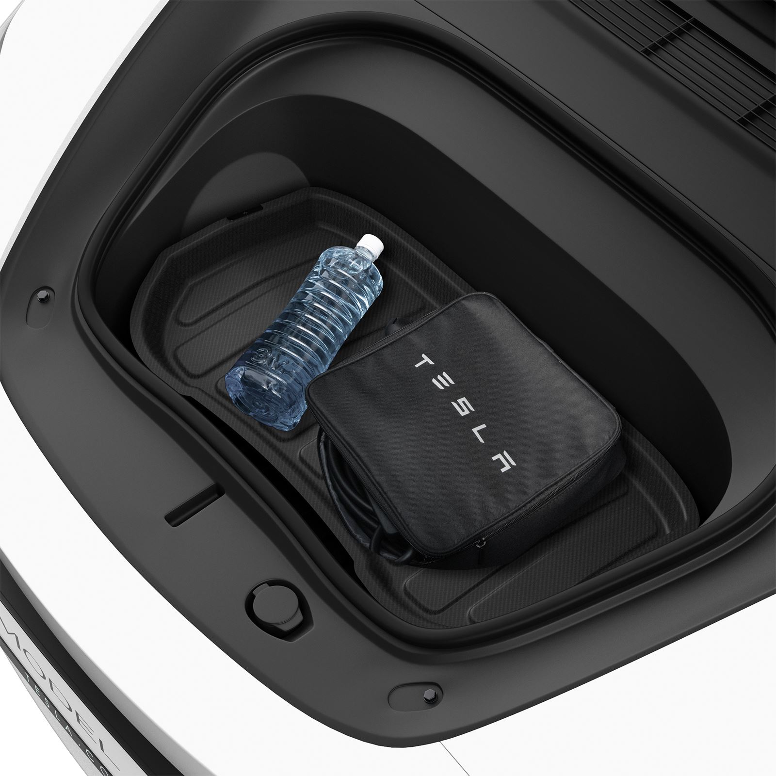 Spigen Tesla Car Mat Front Trunk, black - Tesla Model 3  (12)