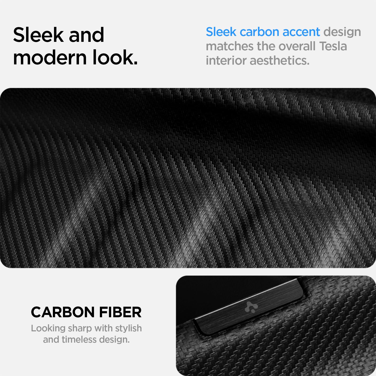 Spigen Tesla Car Mat Front Trunk, black - Tesla Model 3  (17)
