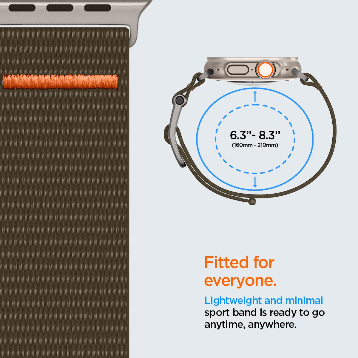 Spigen DuraPro Flex, khaki - Apple Watch 49mm/46mm/45mm/44mm/42mm (13)