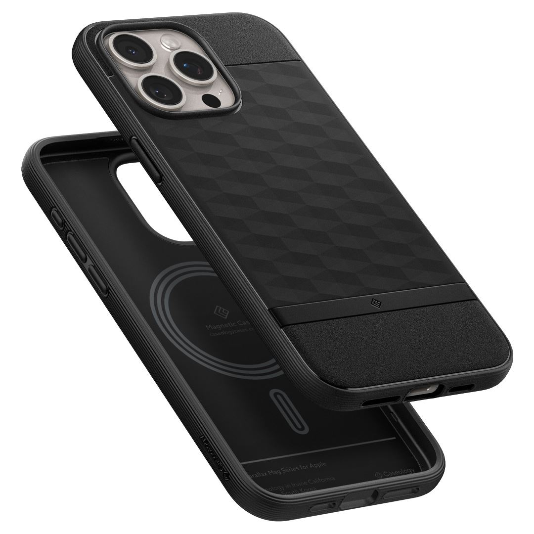 Spigen Caseology Parallax MagSafe, matte black - iPhone 15 Pro (7)