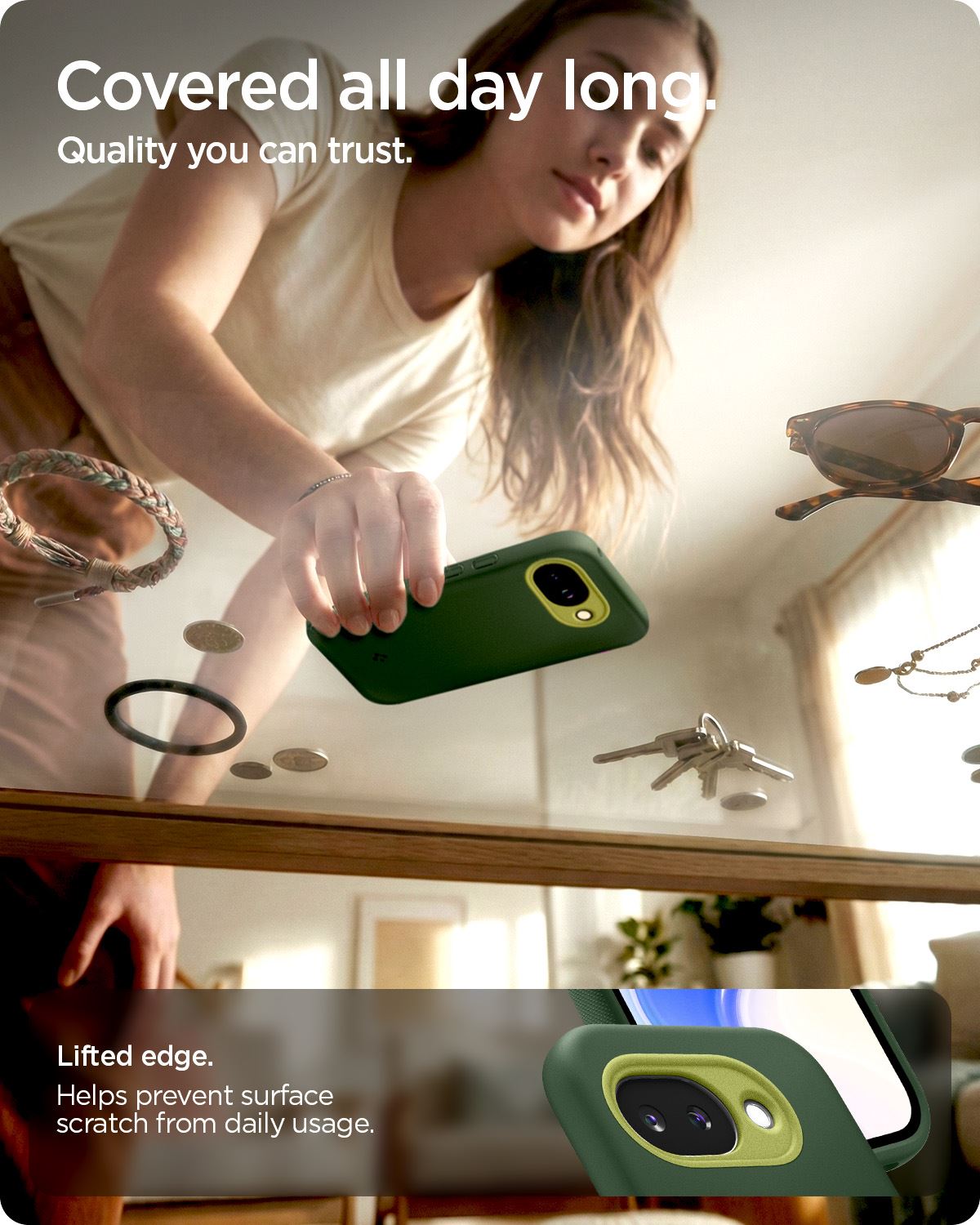 Spigen Nano Pop MagSafe, avo green - Google Pixel 10a (10)