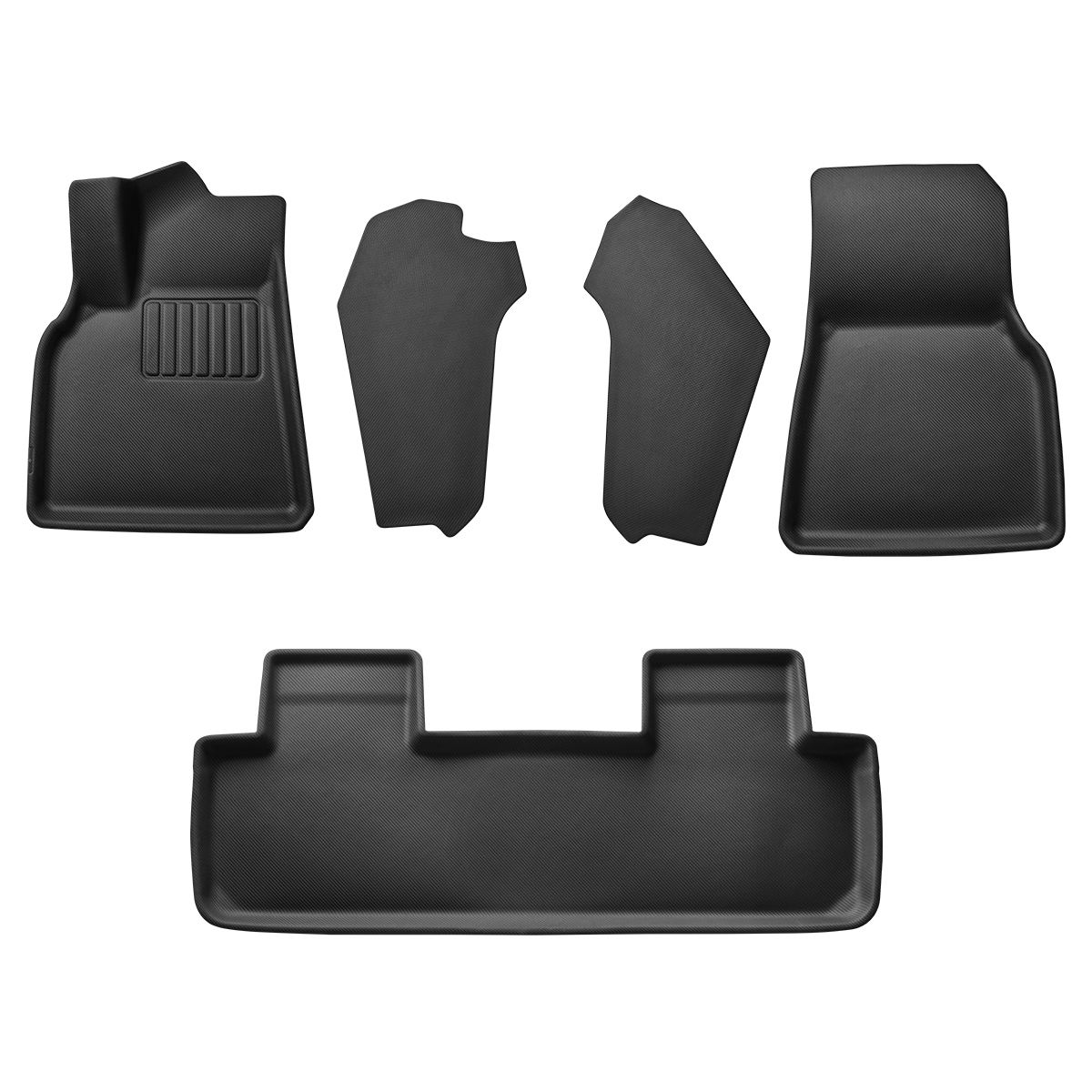 Spigen Tesla Car Mat 1&2Row, black - Tesla Model Y 