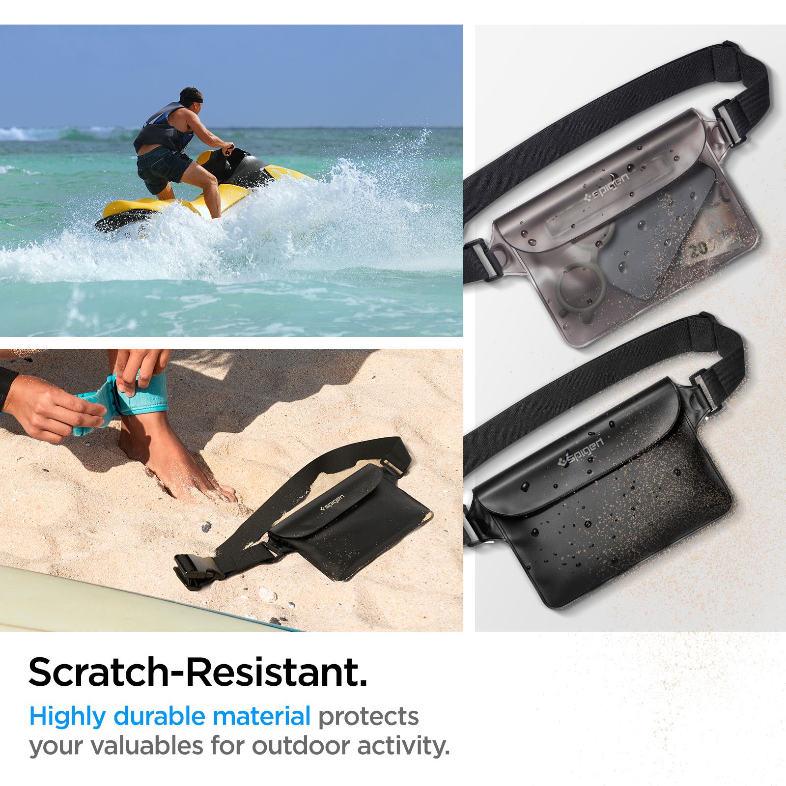 Spigen Aqua Shield WaterProof Waist Bag A620 1 Pack, black (6)