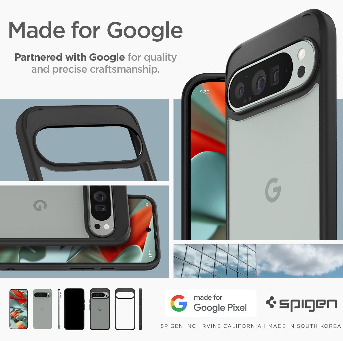 Spigen Ultra Hybrid, matte black - Google Pixel 9 Pro XL (9)