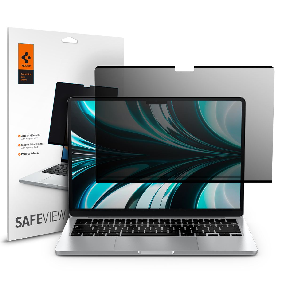 Spigen SafeView 1 Pack - MacBook Air 13" M4/M3/M2 (1)