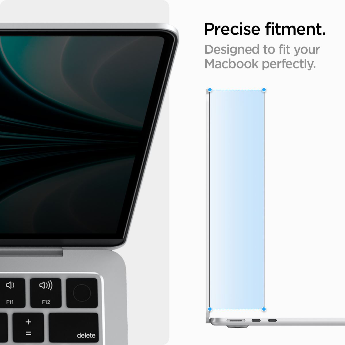 Spigen SafeView 1 Pack - MacBook Air 13" M4/M3/M2 (11)