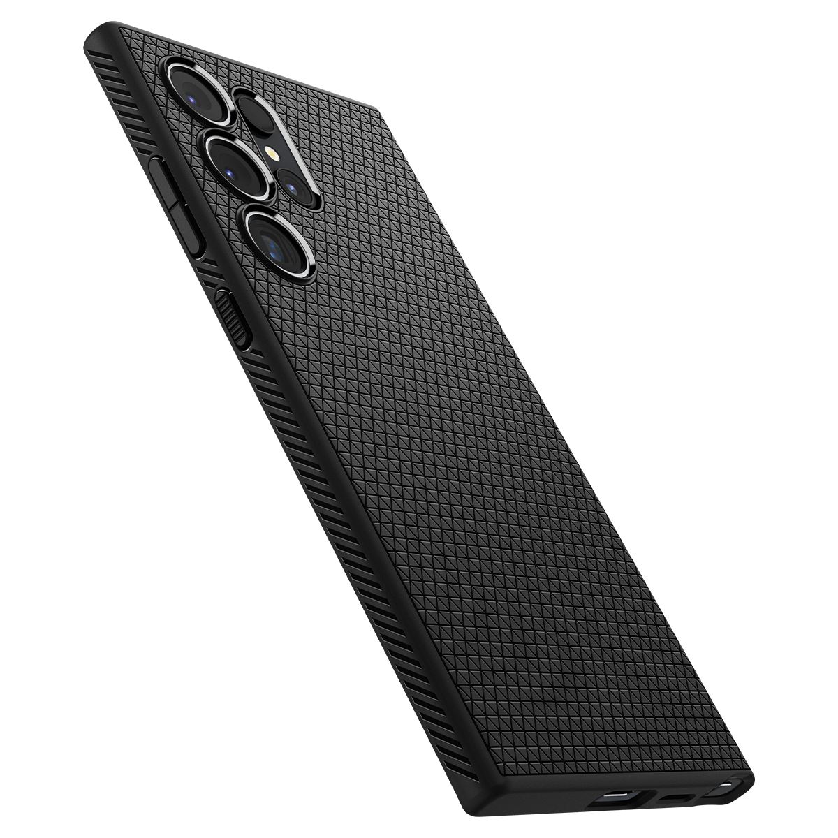 Spigen Liquid Air, matte black - Samsung Galaxy S24 Ultra (11)
