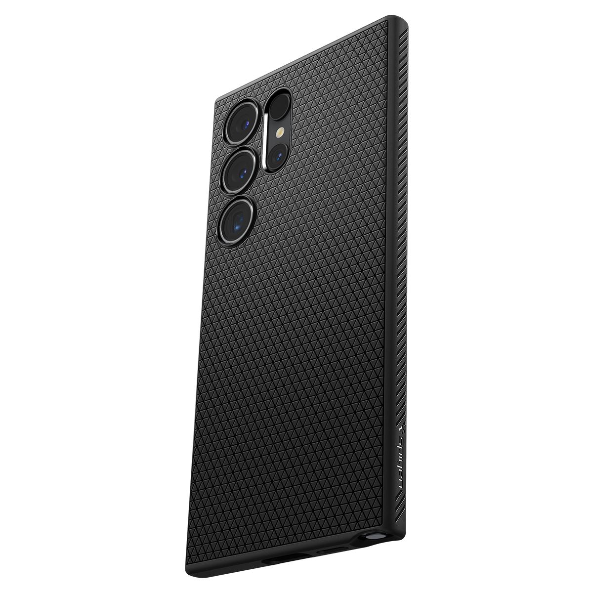 Spigen Liquid Air, matte black - Samsung Galaxy S24 Ultra (8)