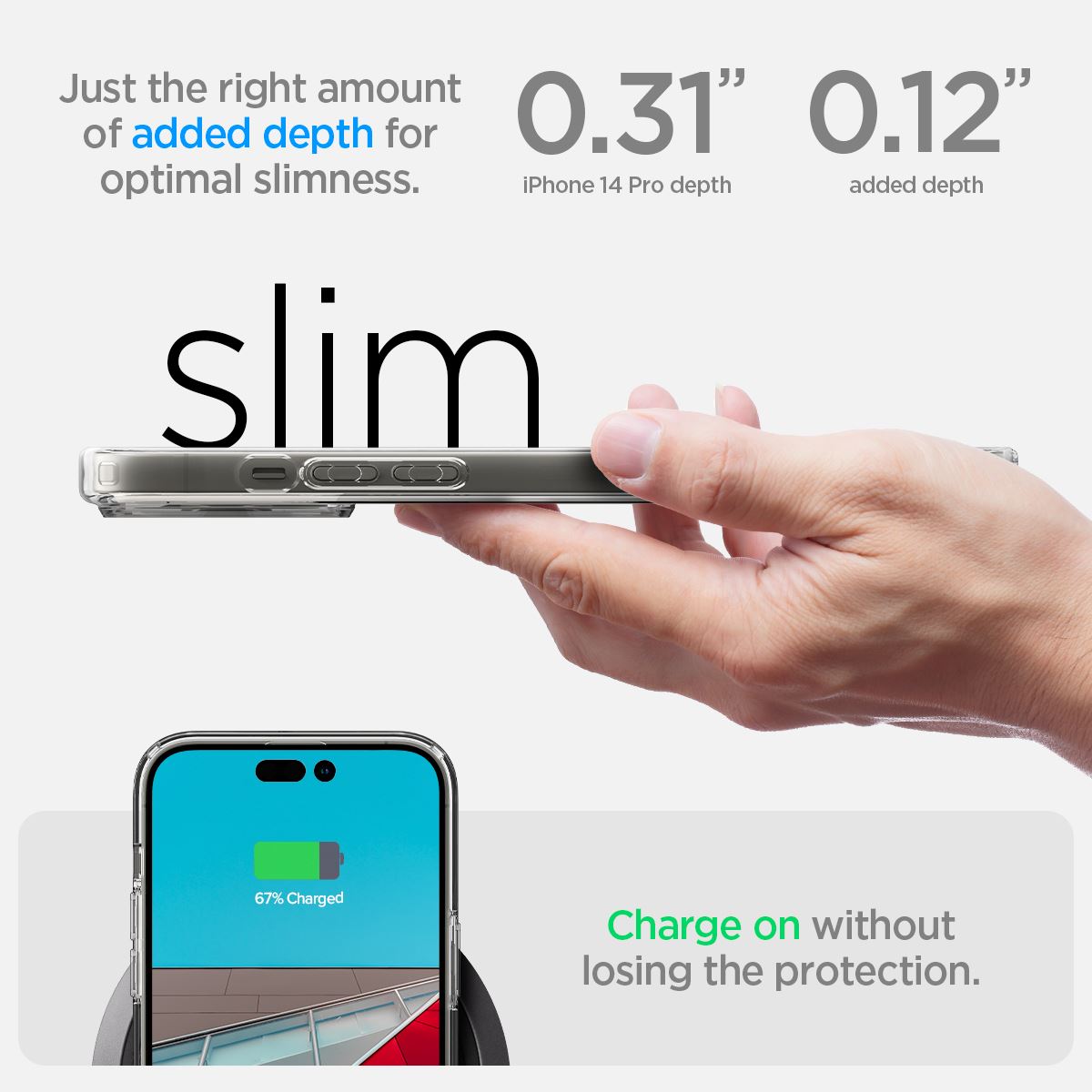 Spigen Ultra Hybrid MagSafe, white - iPhone 14 Pro (15)