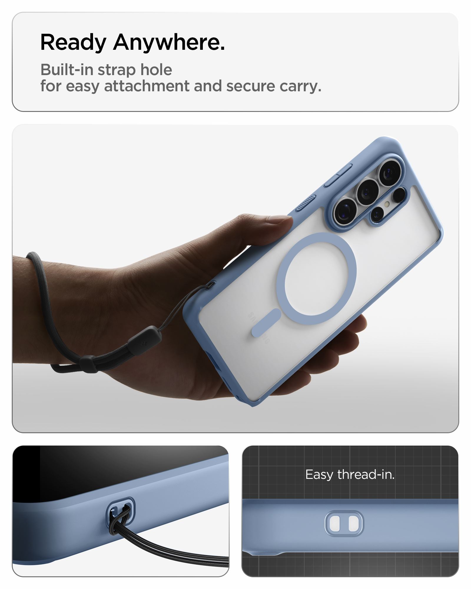 Spigen Ultra Hybrid MagSafe, light blue - Samsung Galaxy S26 Ultra (21)