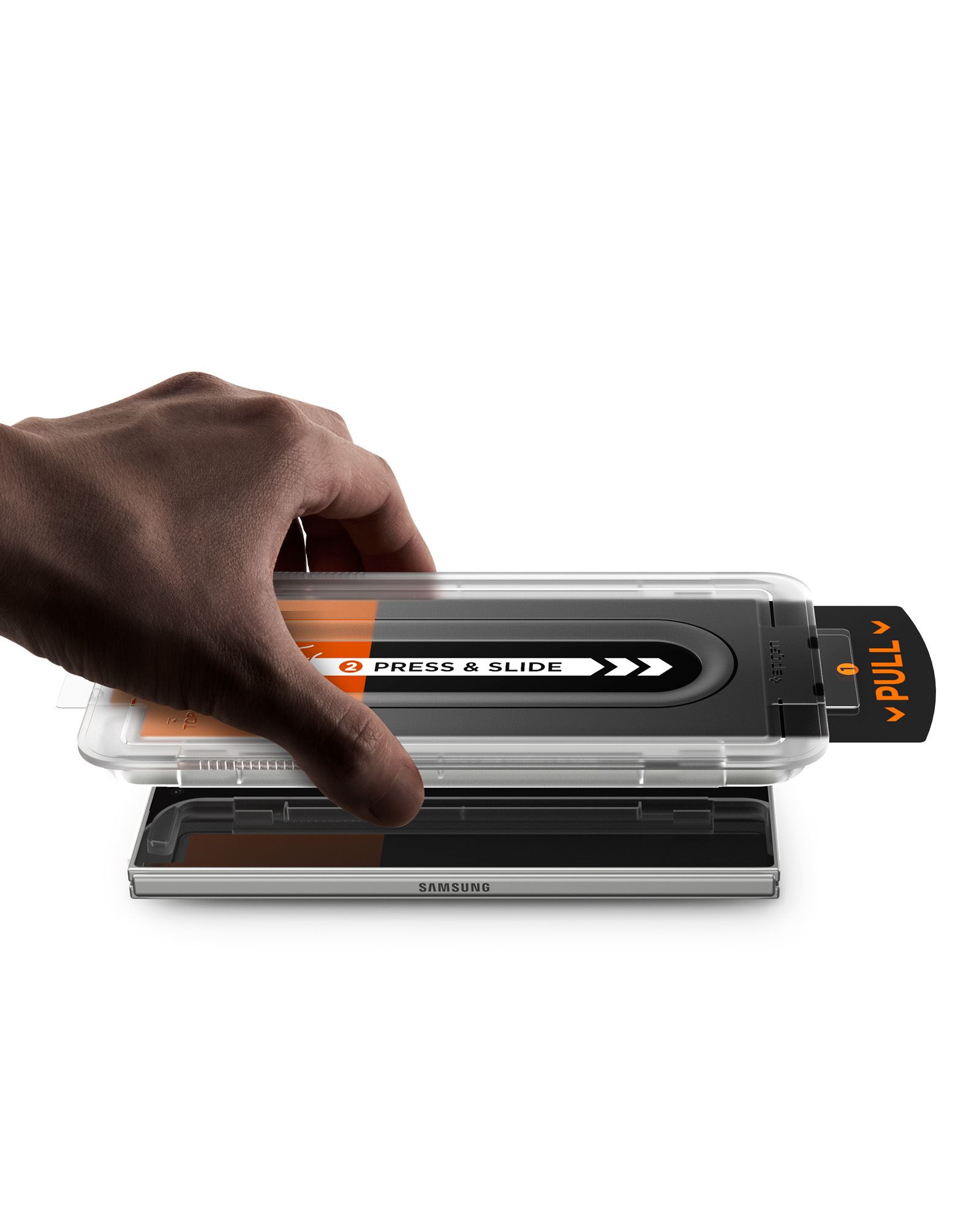 Spigen Glass tR EZ Fit Pro HD 1 Pack - Samsung Galaxy Z Fold7 (6)