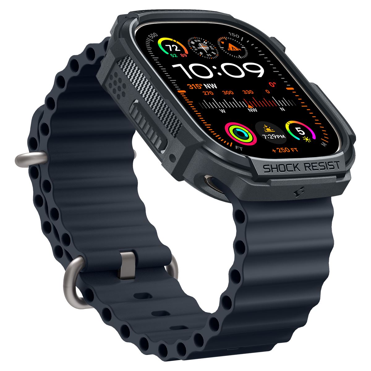 Spigen Rugged Armor, dark gray - Apple Watch Ultra 2/1 49mm (11)