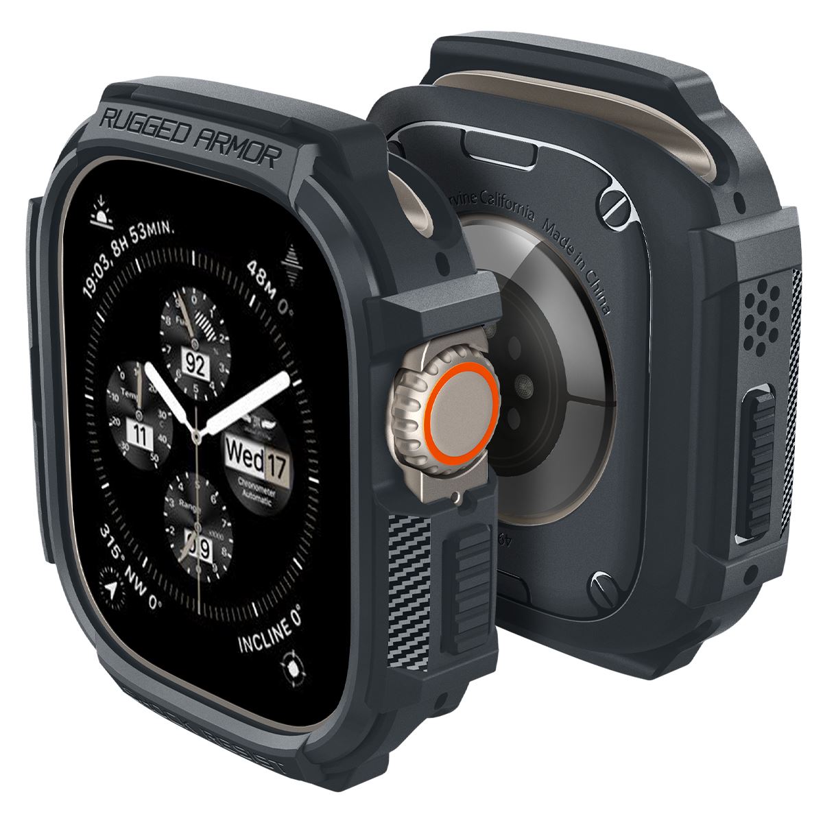 Spigen Rugged Armor, dark gray - Apple Watch Ultra 2/1 49mm (18)