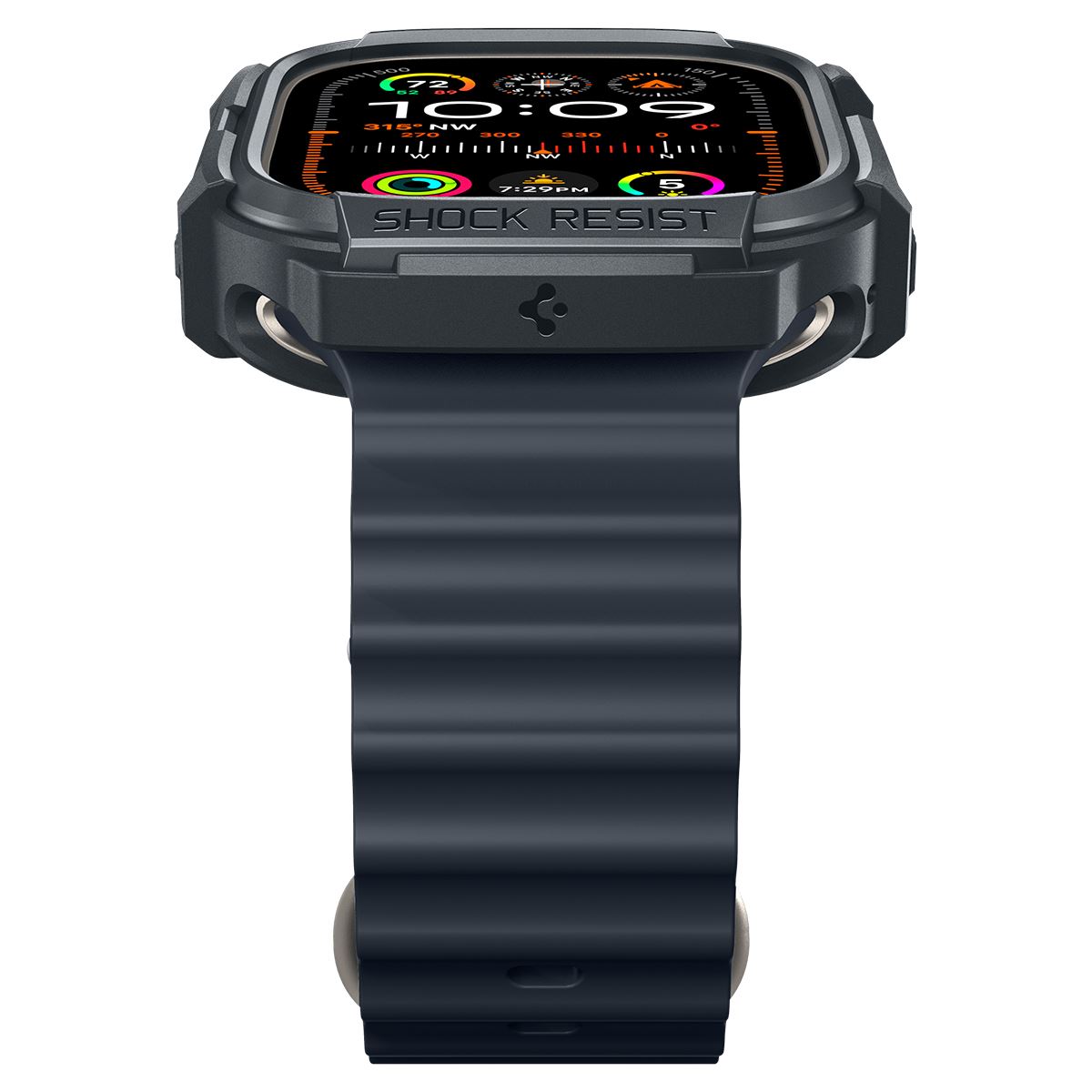 Spigen Rugged Armor, dark gray - Apple Watch Ultra 2/1 49mm (4)