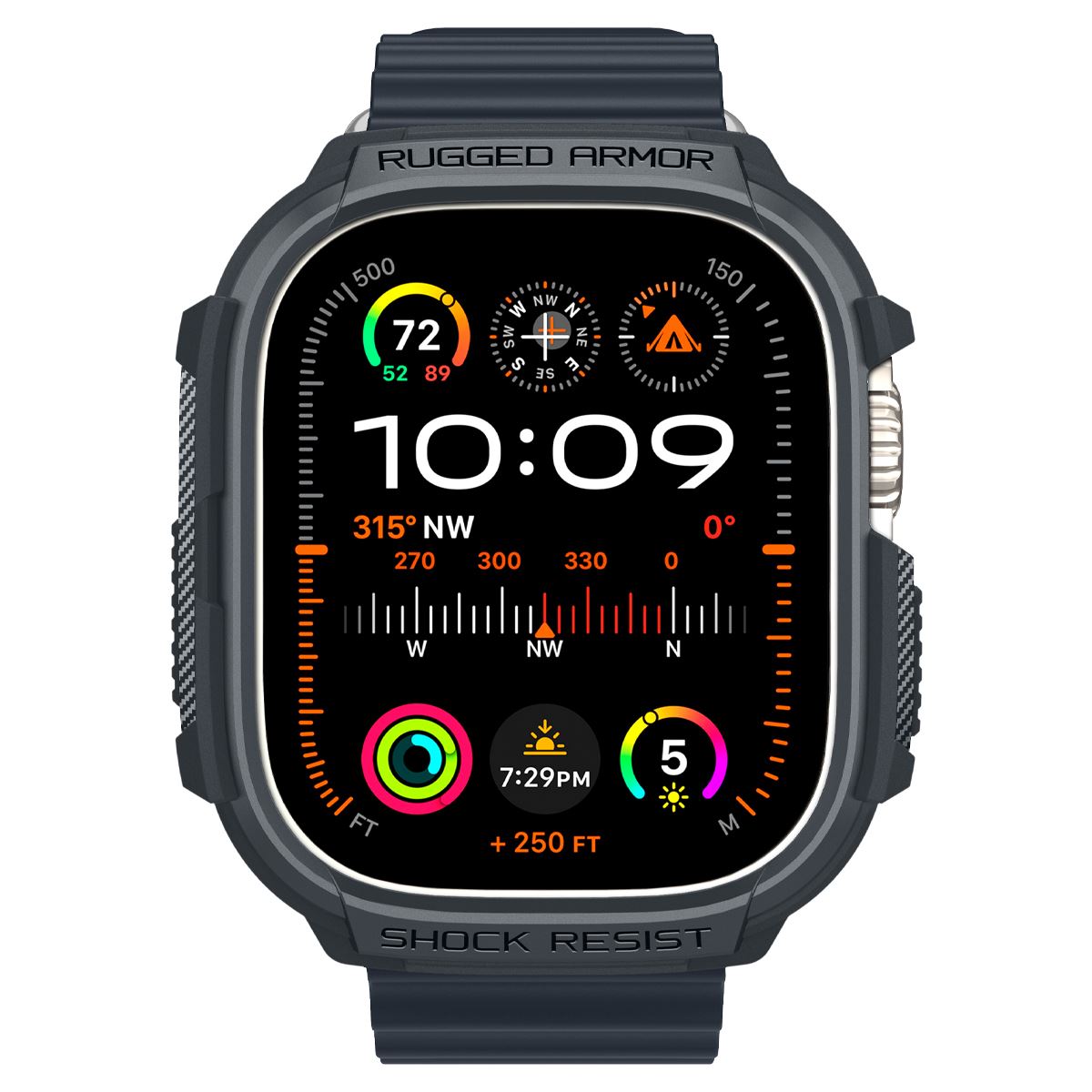 Spigen Rugged Armor, dark gray - Apple Watch Ultra 2/1 49mm (7)