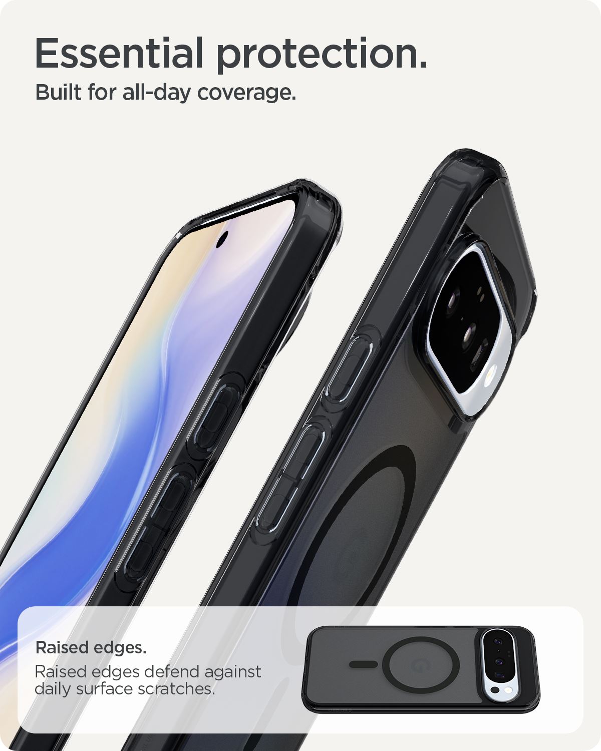 Spigen Ultra Hybrid MagSafe, frost black - Google Pixel 10 Pro/Pixel 10 (14)