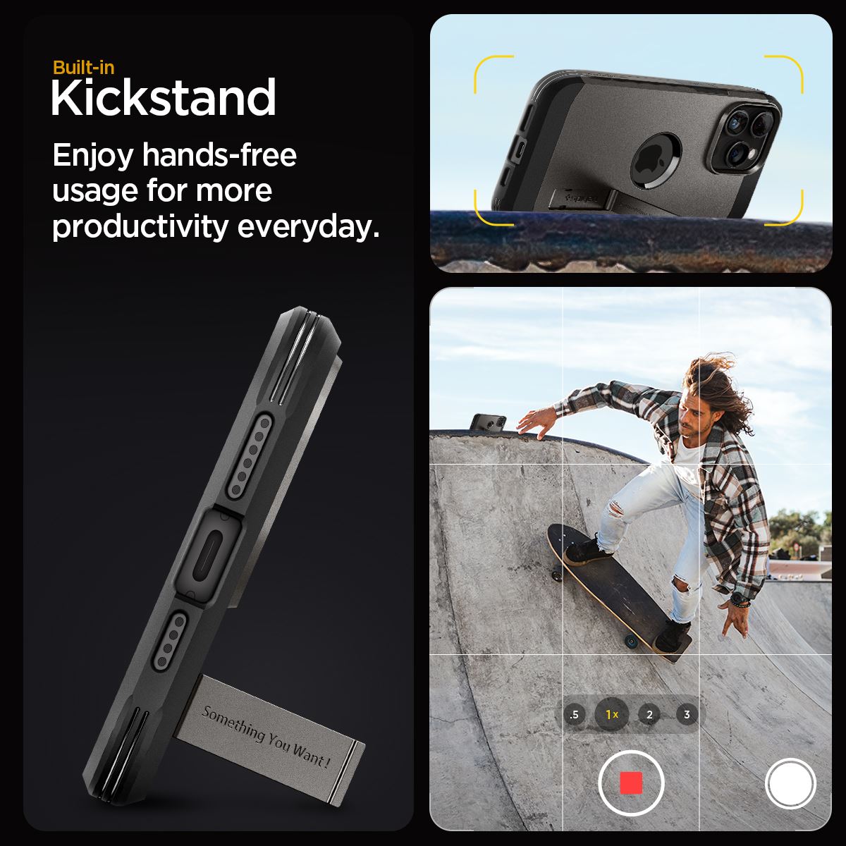 Spigen Tough Armor MagSafe, gunmetal - iPhone 15 Pro (15)