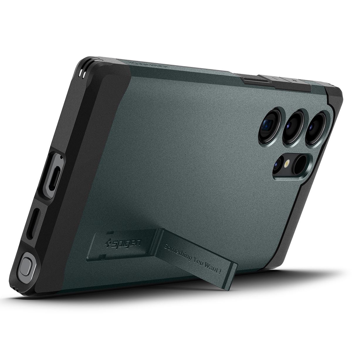 Spigen Tough Armor, abyss green - Samsung Galaxy S24 Ultra (8)