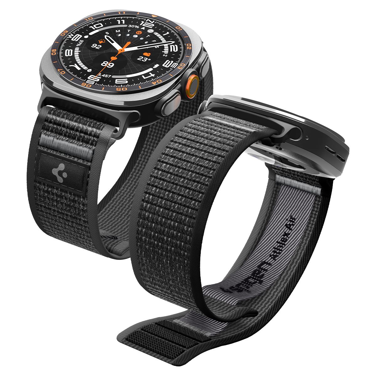 Spigen Athlex Air, active black gray - Samsung Galaxy Watch Ultra 2/1 47mm (1)