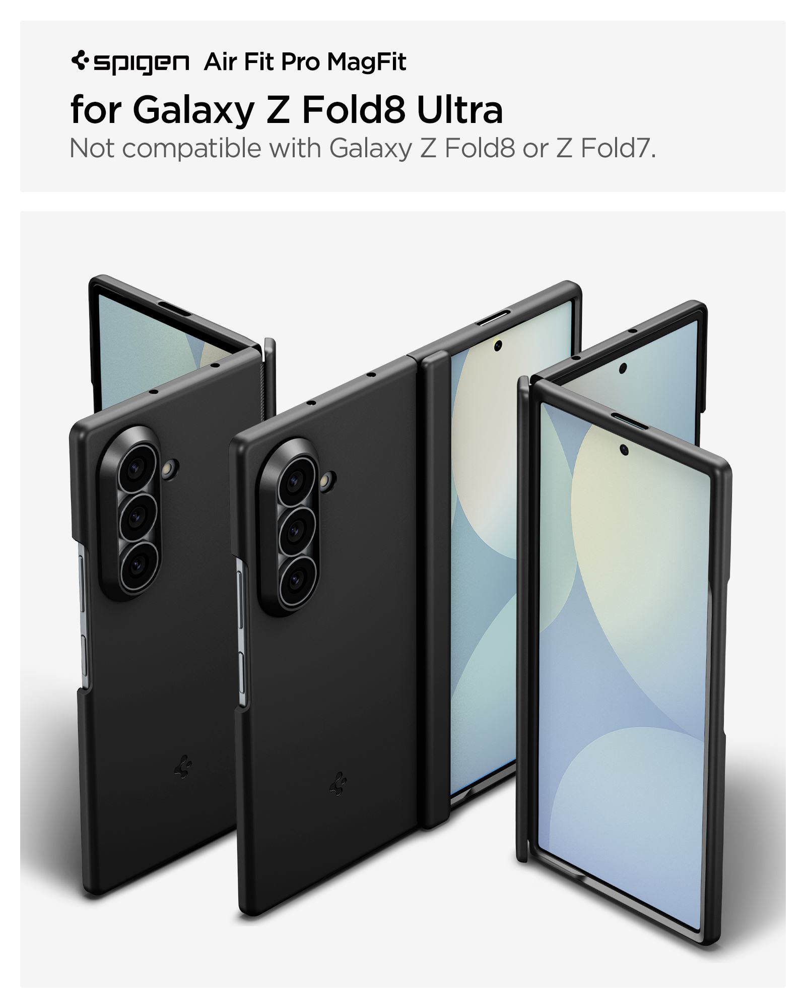 Spigen Air Fit Pro MagSafe, black - Samsung Galaxy Z Fold8 Ultra (19)