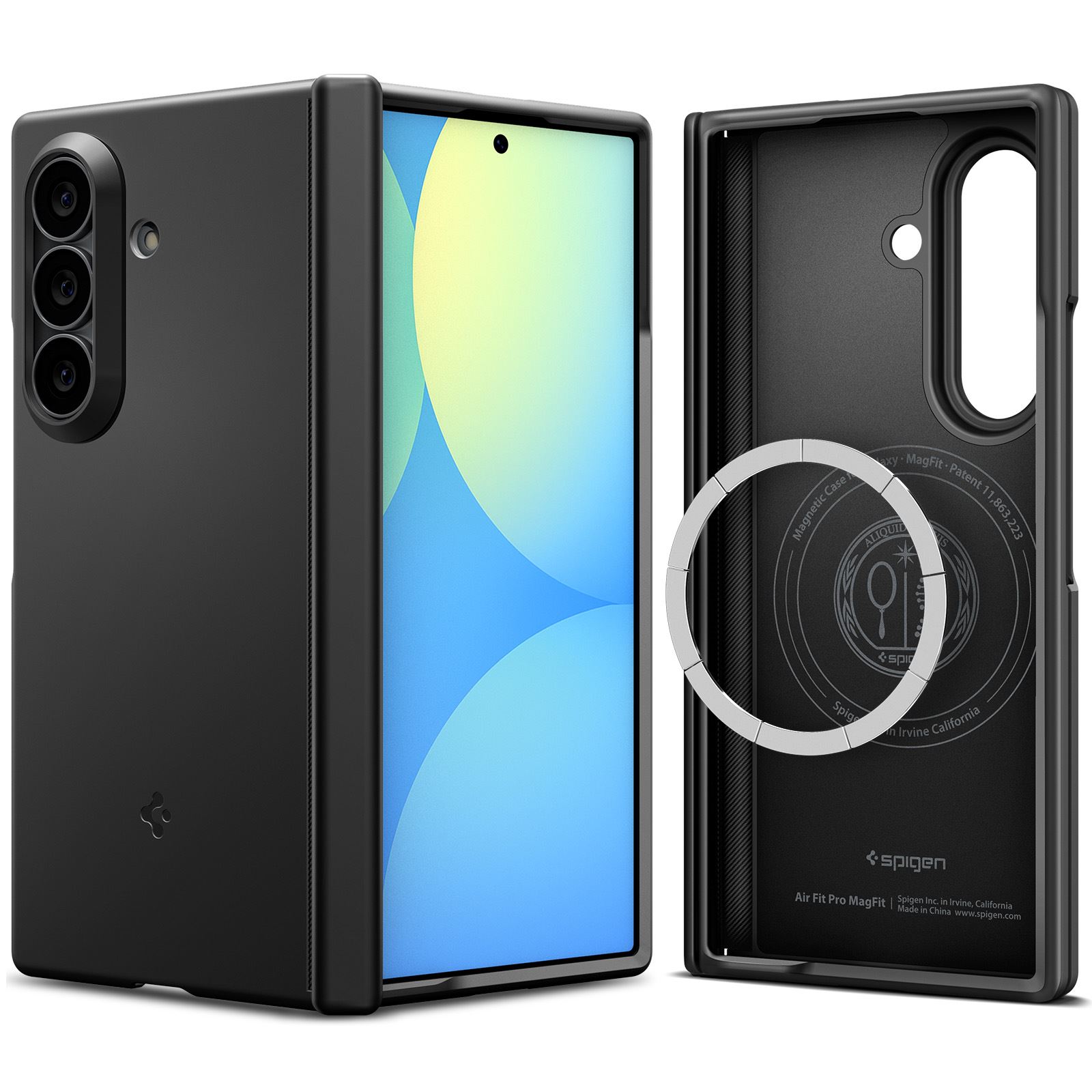 Spigen Air Fit Pro MagSafe, black - Samsung Galaxy Z Fold8 Ultra (2)