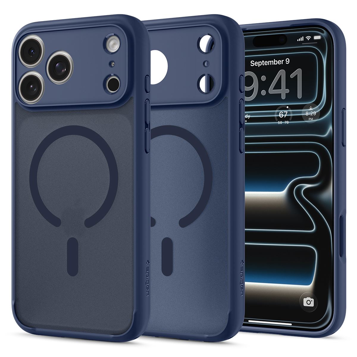 Spigen Ultra Hybrid MagSafe, frost deep blue - iPhone 18 Pro/17 Pro (2)