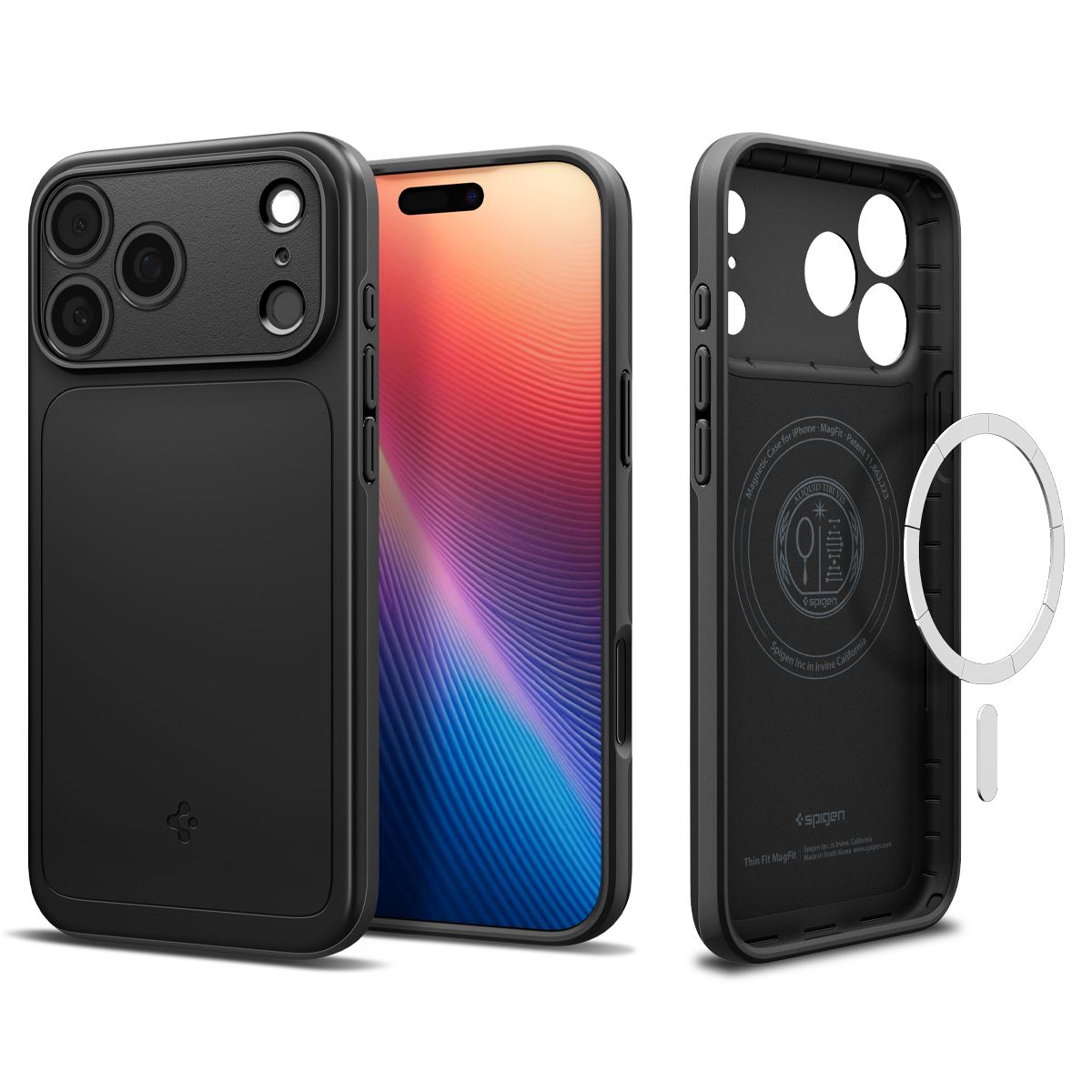 Spigen Thin Fit MagSafe, black - iPhone 17 Pro