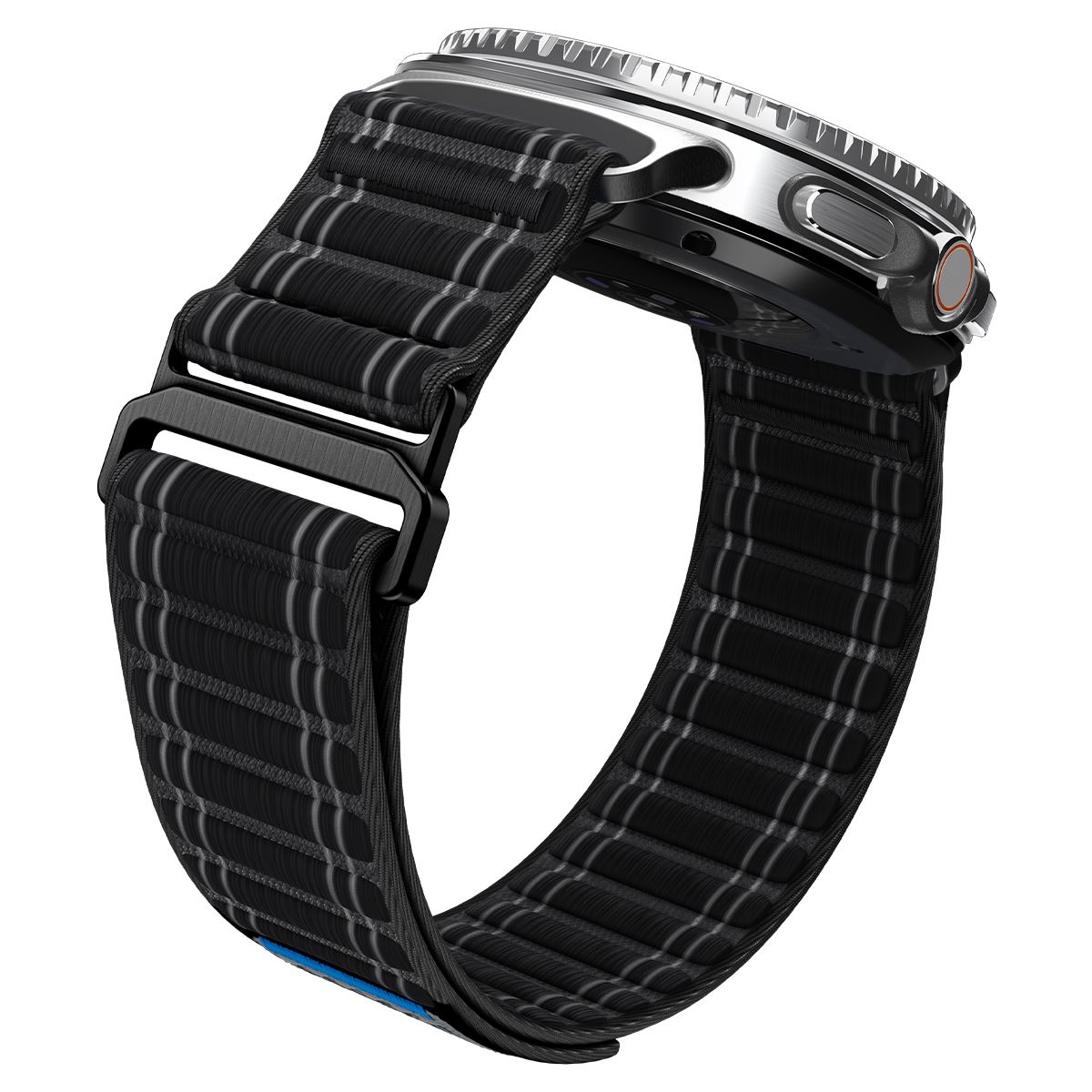 Spigen Fabric Band (hook-and-loop), black - Samsung Galaxy Watch 8 46mm/44mm/40mm (6)