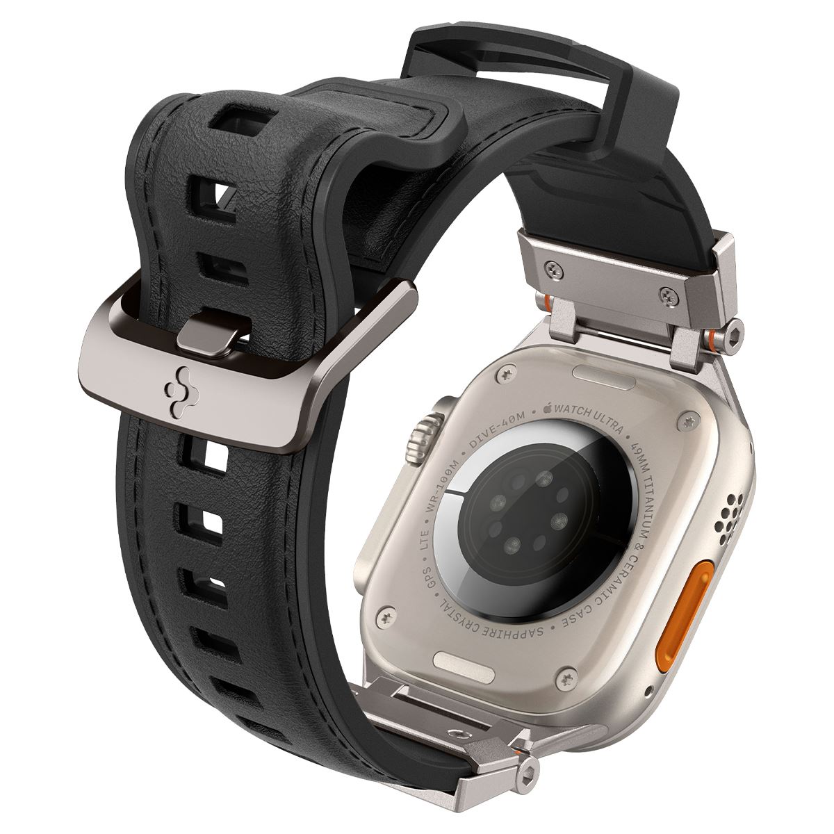 Spigen DuraPro Armor PU, black - Apple Watch 49mm/46mm/45mm/44mm/42mm (3)