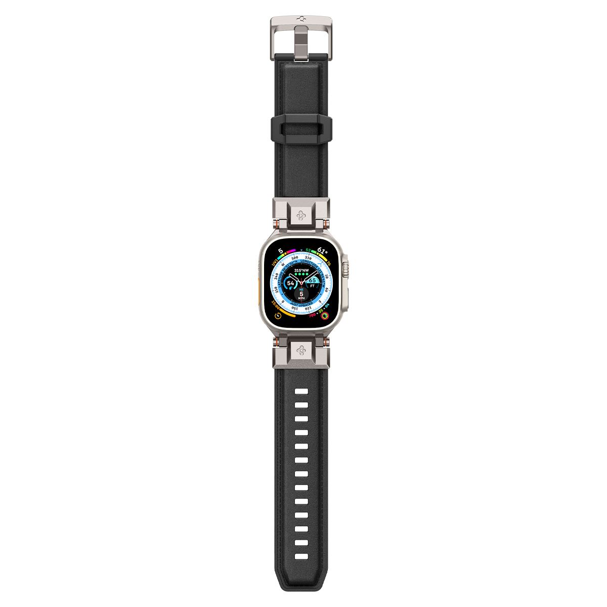 Spigen DuraPro Armor PU, black - Apple Watch 49mm/46mm/45mm/44mm/42mm (4)