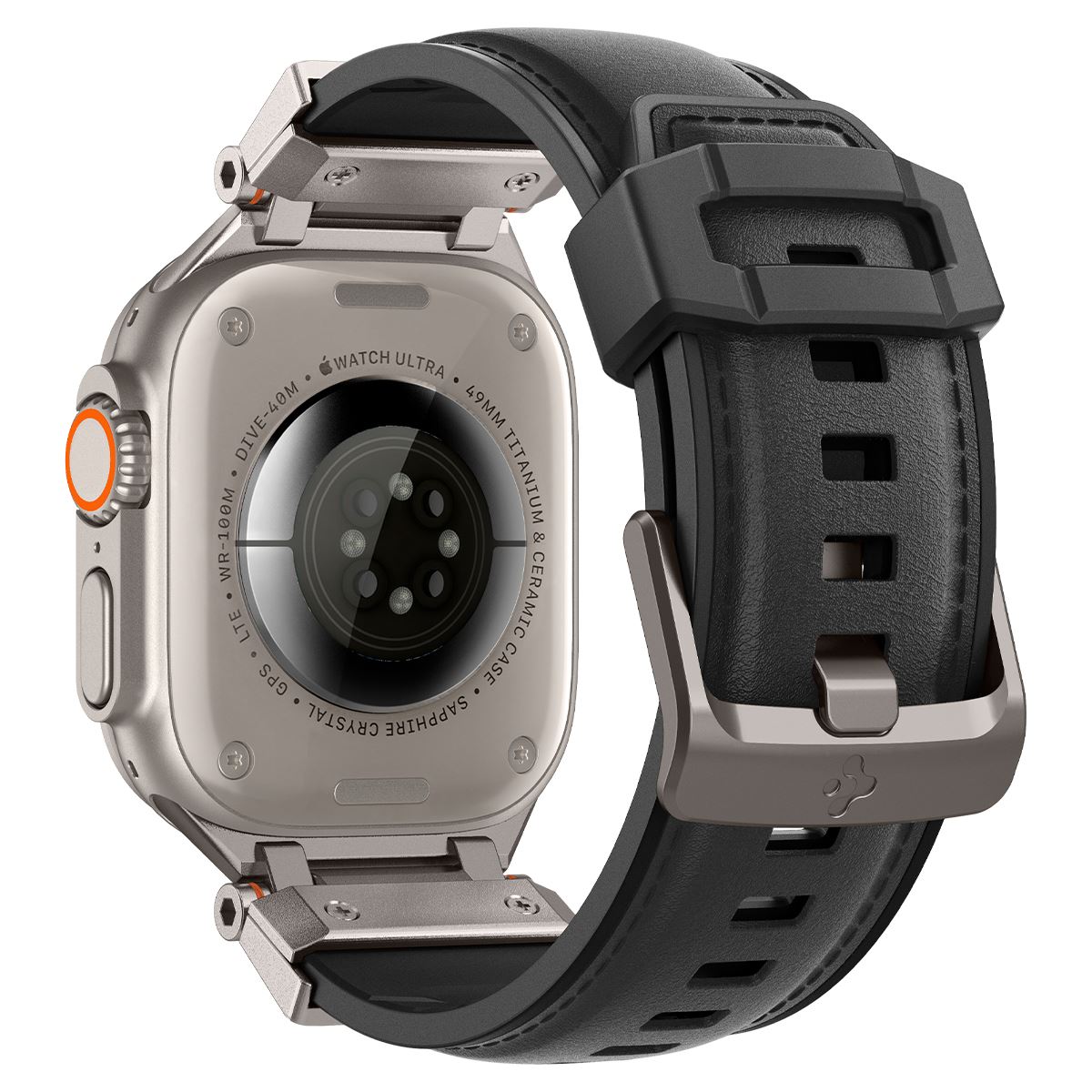 Spigen DuraPro Armor PU, black - Apple Watch 49mm/46mm/45mm/44mm/42mm (6)