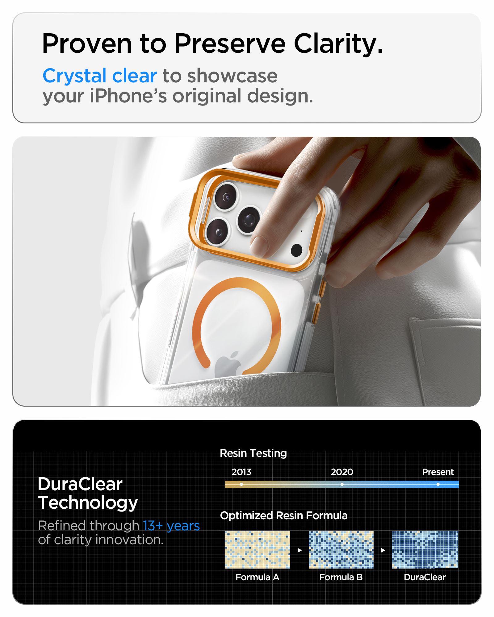 Spigen Ultra Hybrid Optik S MagSafe, clear orange - iPhone 18 Pro/17 Pro (12)
